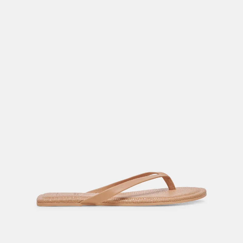 LAYNEY SANDALS LIGHT TAN LEATHER