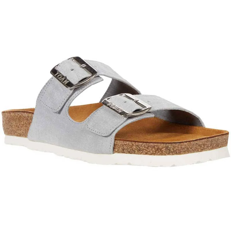 Naot Womens Santa Barbara Grey Linen Leather