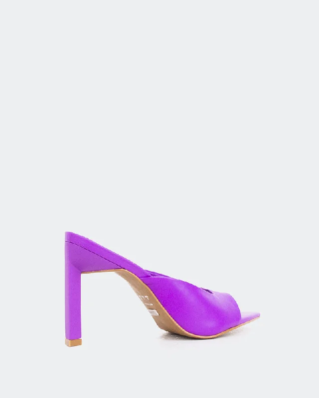 Palms, Purple Leather/Cuir Violet