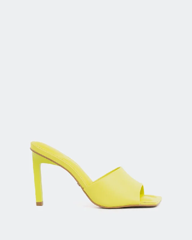 Sosua, Yellow Leather/Cuir Jaune