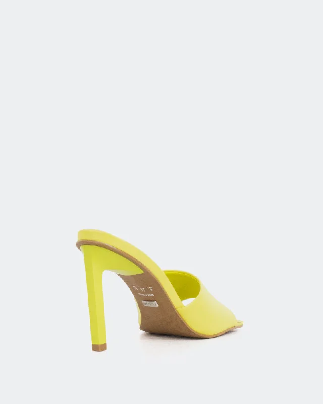 Sosua, Yellow Leather/Cuir Jaune