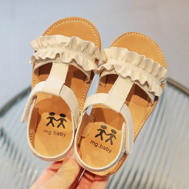 Wholesale Elastic Lace Sandals Leather Baby Supplies