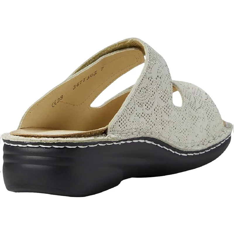 Women's Finn Comfort Moorea Finn Mellow Champagne Garden Leather