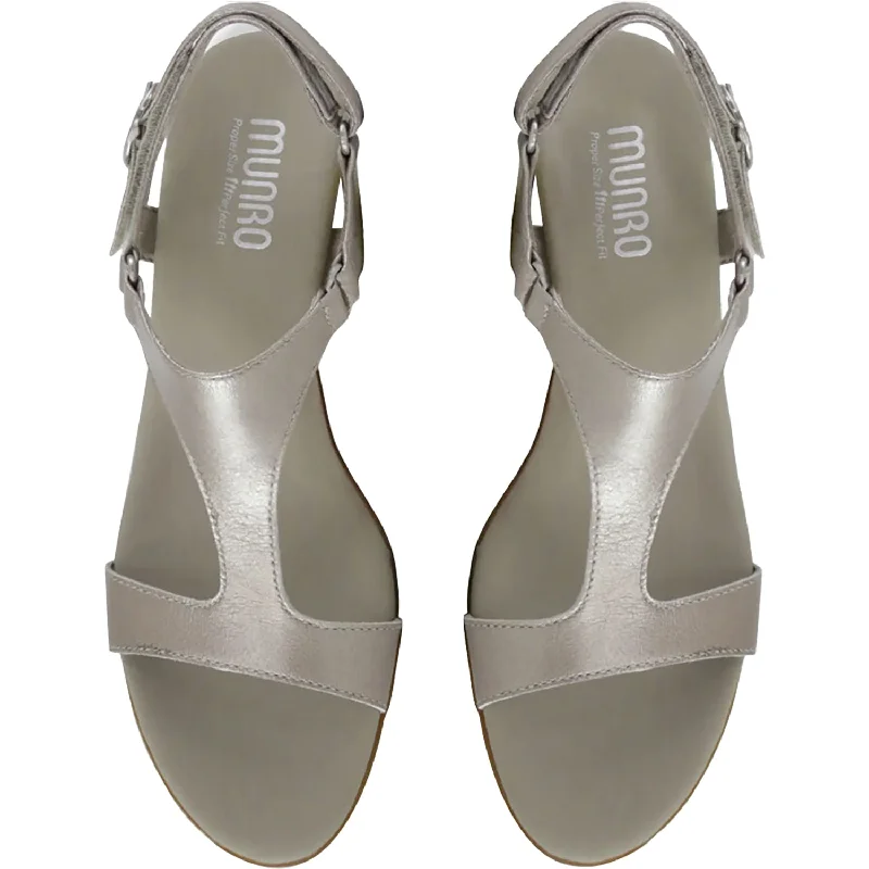 Women's Munro Marta Taupe Metallic Leather