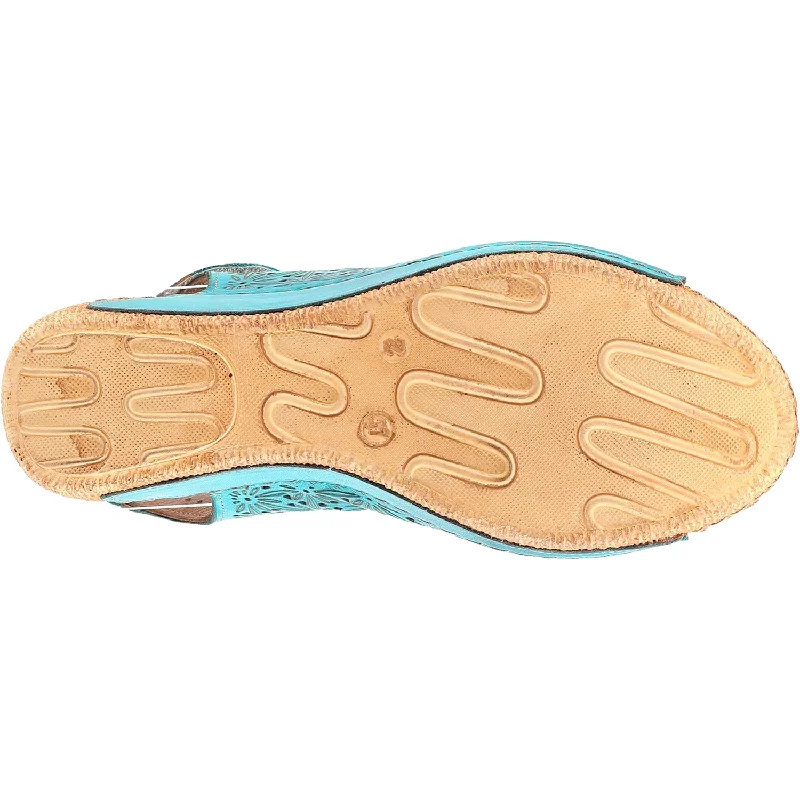 Women's Spring Step Inocencia Turquoise Leather