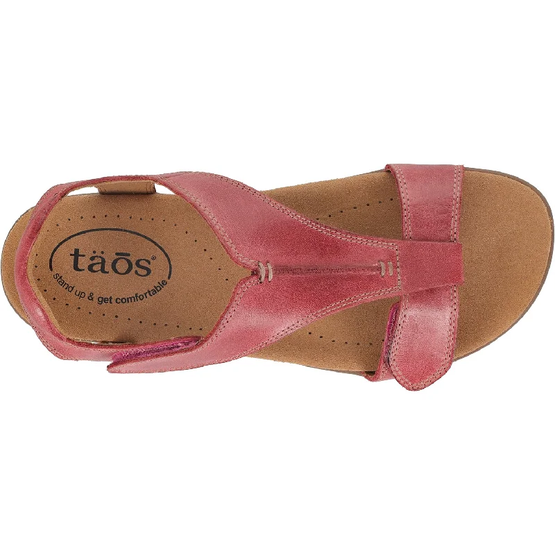 Women's Taos The Show Warm Red Leather