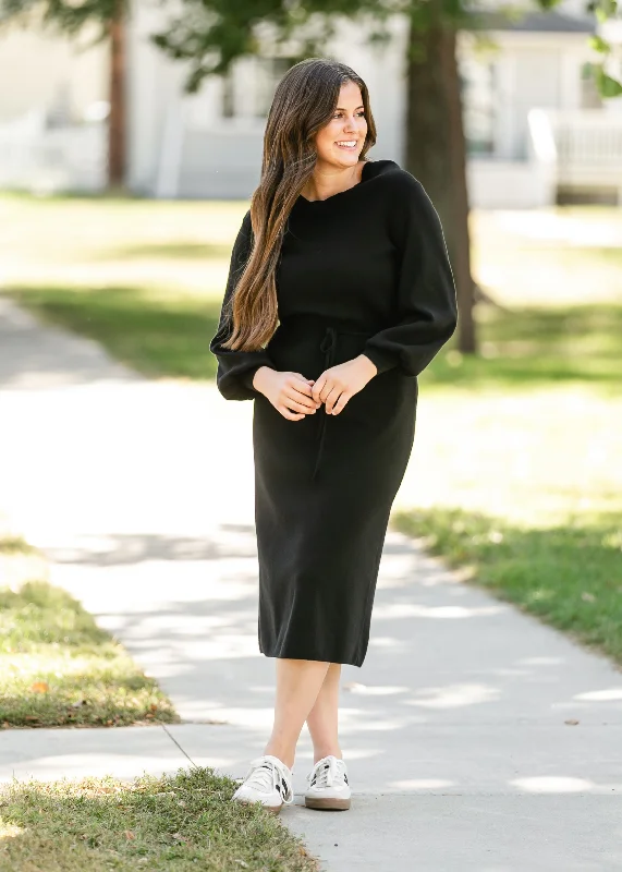 Wren Long Sleeve V-Neck Sweater Dress